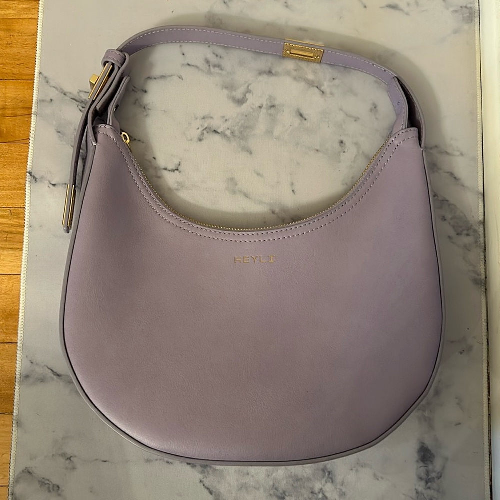 Keyli Lavender Crescent Shoulder Handbag